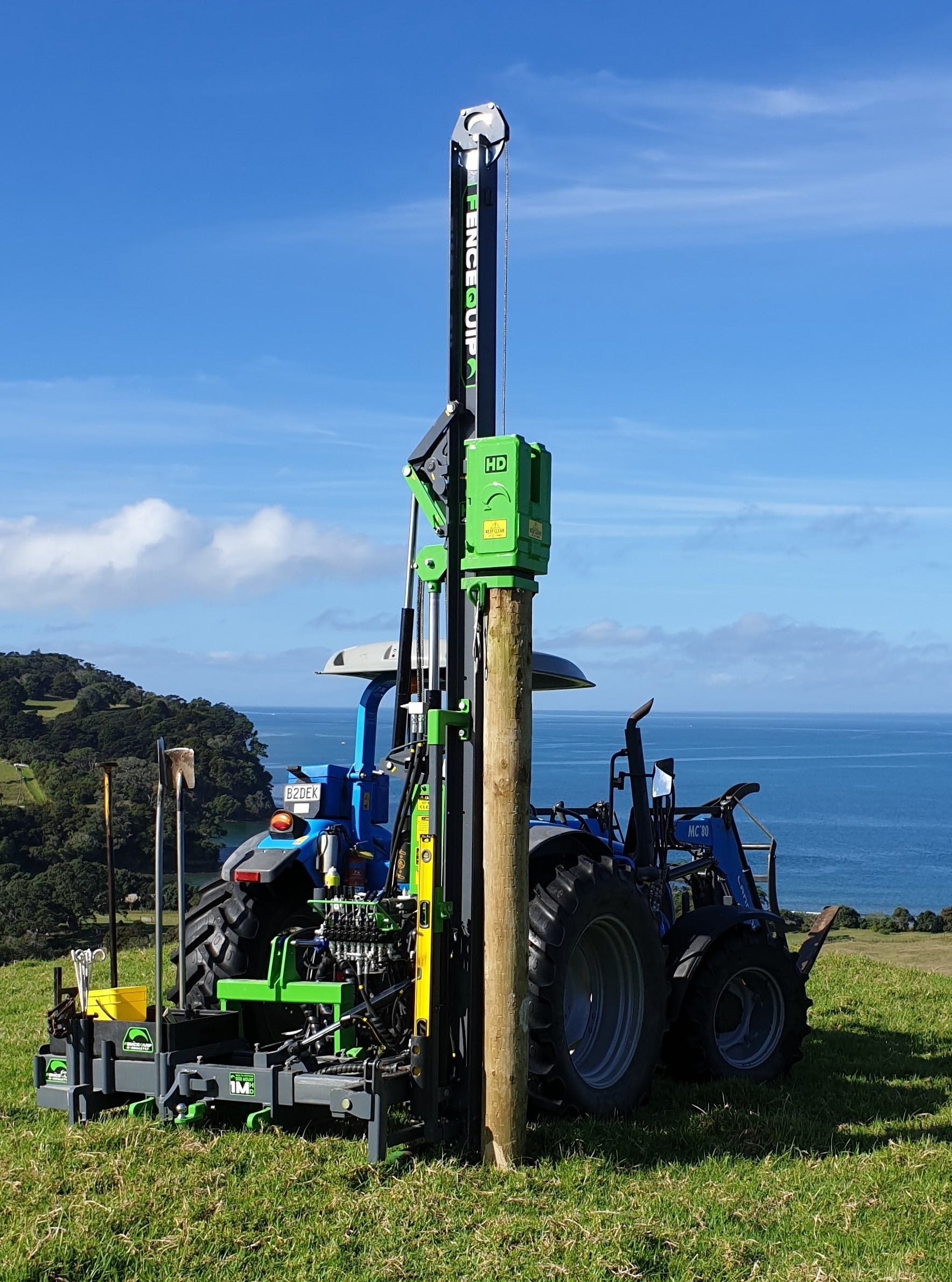 Post Driver Construction HD - Contractors Post Driver – FENCEQUIP NZ LTD