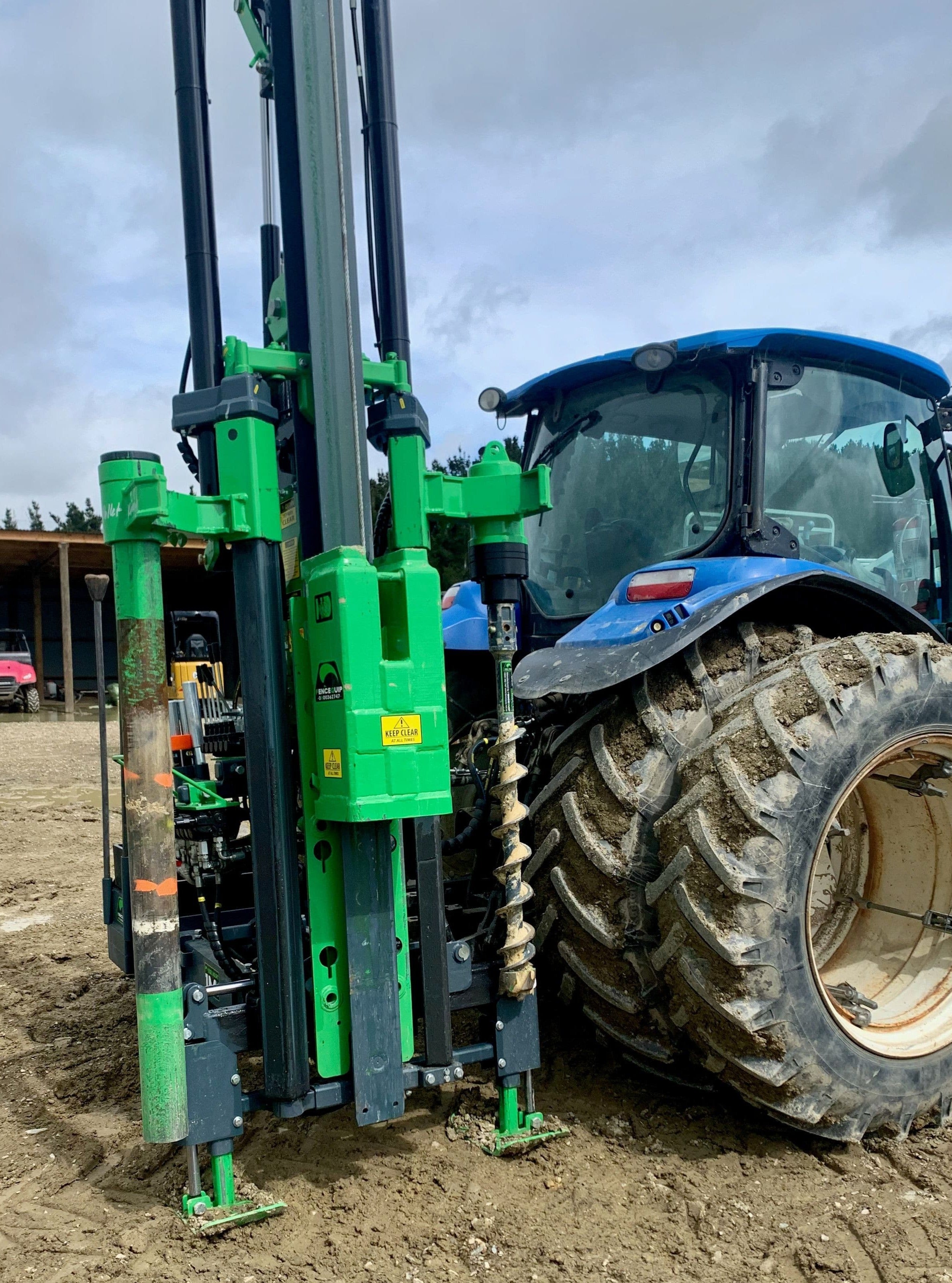 Post Driver Construction SHD - Contractors Post Driver – FENCEQUIP NZ LTD